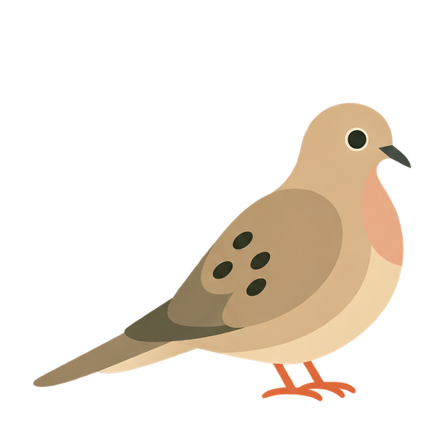 Illustrated Mourning Dove